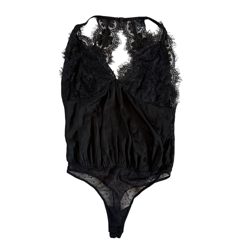 NWOT Intimately Free People Lingerie Black Teddy Medium